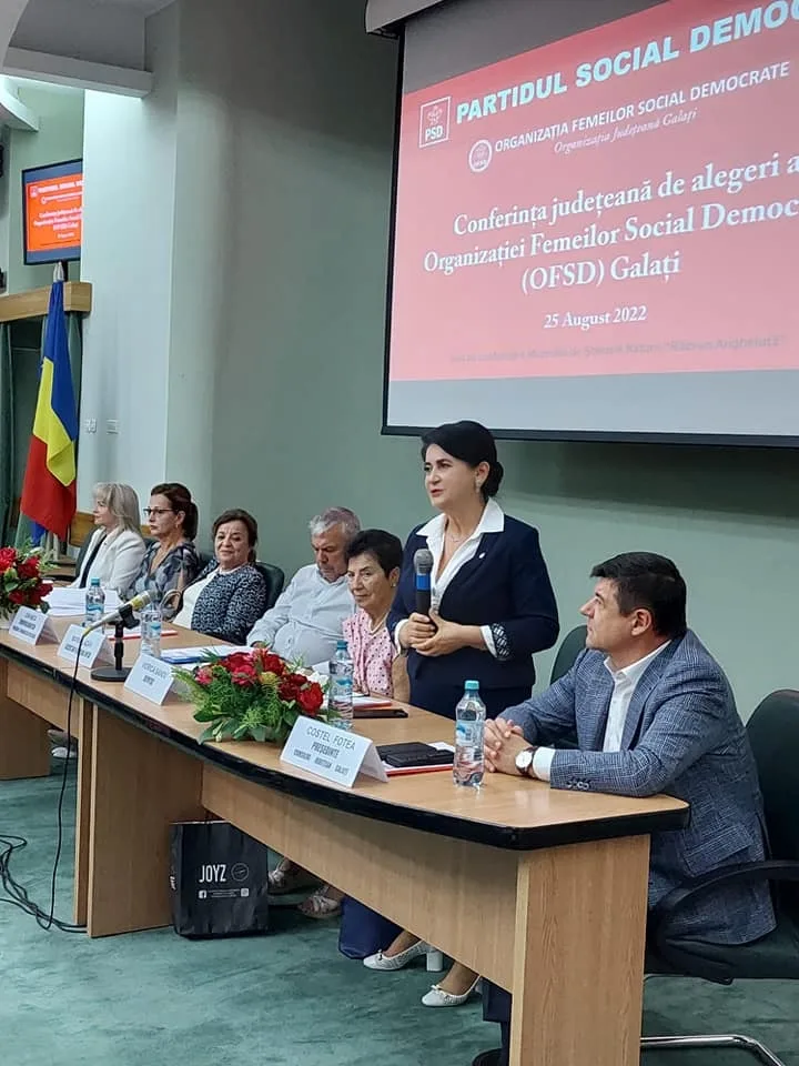 Viorica Sandu, noua președintă a Organizației Femeilor Social Democrate din județul Galați