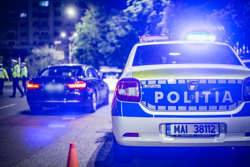 Spargere în curtea Poliției Galați
