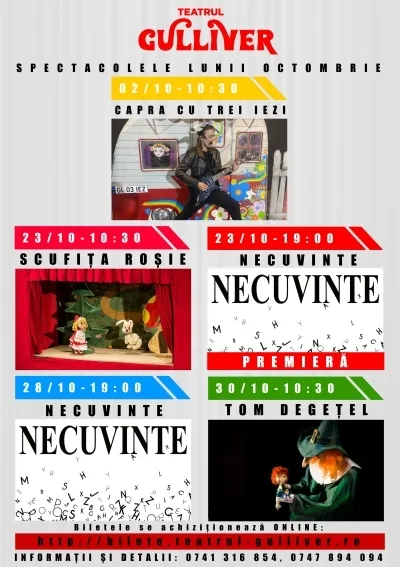 70 de la înființarea Teatrului Gulliver în Galați