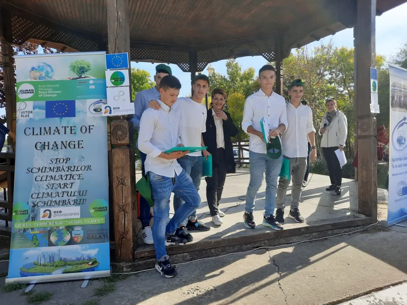 Elevii gălățeni de la Liceul „Aurel Vlaicu”, implicați într-un eveniment dedicat protecției mediului