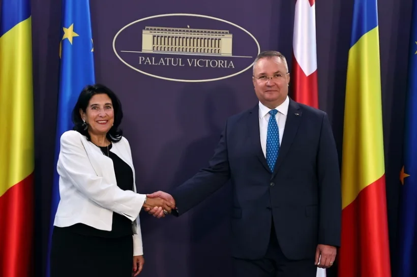 Premierul Ciucă și preşedintele Georgiei au discutat despre marile proiecte de infrastructură menite să lege porturile georgiene de Constanţa şi Asia Centrală