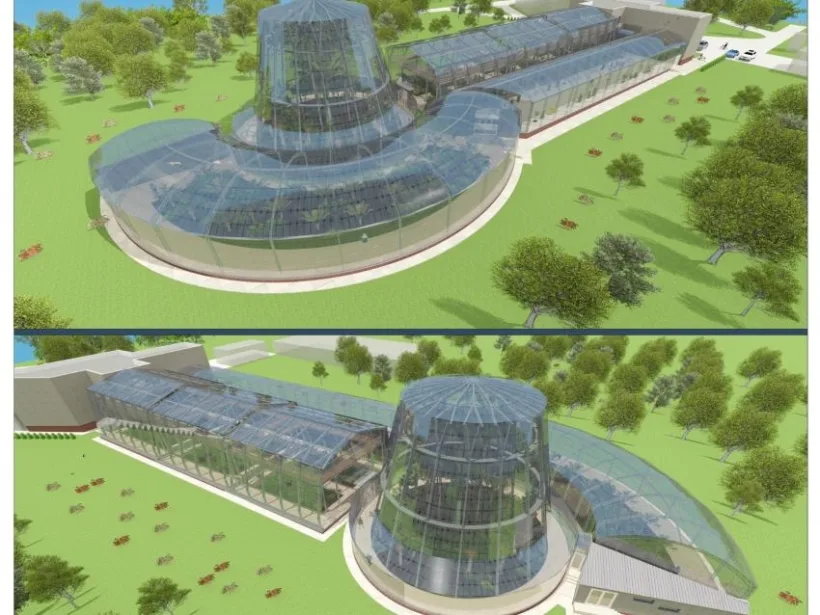 Consiliul Județean Galați construiește o seră de plante exotice spectaculoasă