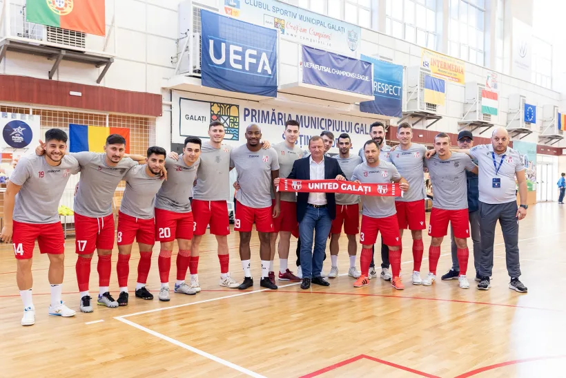 Campioana României la futsal United Galați își află adversarele din Elite Round