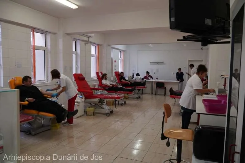 Campanie de donare de sânge, inițiată de Arhiepiscopia Dunării de Jos