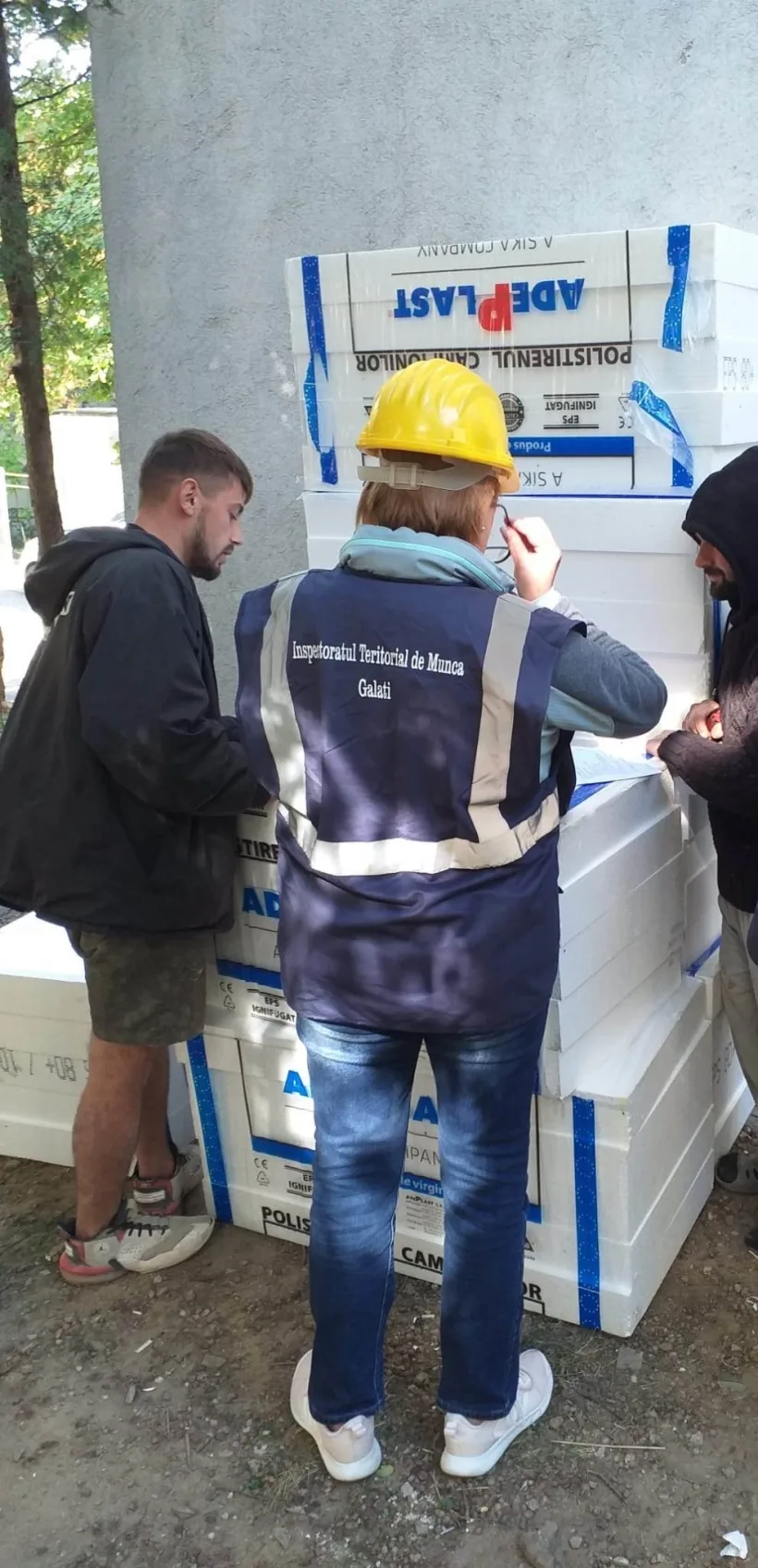 Peste 200 de sancțiuni pentru firme de construcții din Galați, date de ITM