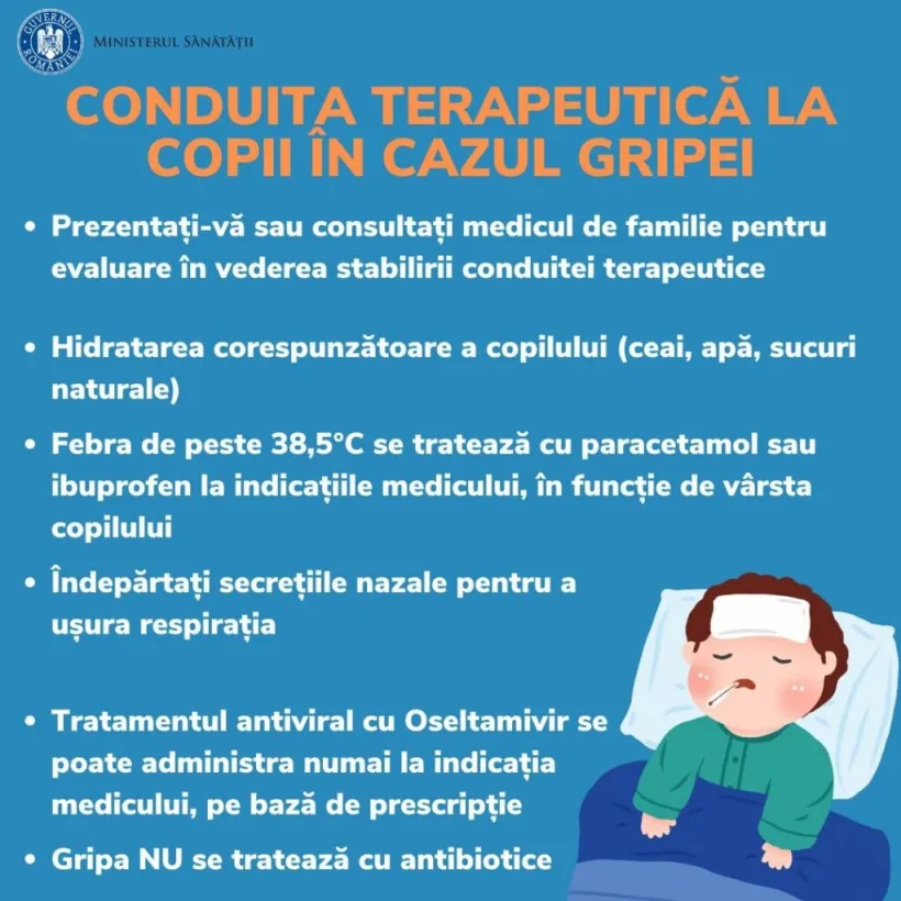 Materialele informative ale MS, despre protecția împotriva gripei și răcelilor, au ajuns în școli