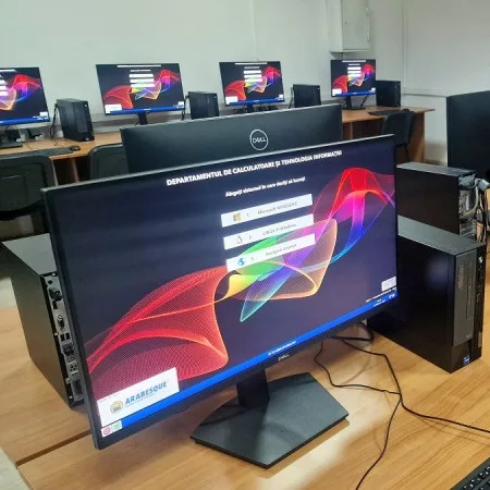 Laboratoare ale Facultății de Automatică și Calculatoare din Galați, modernizate grație unei sponsorizări a companiei Arabesque