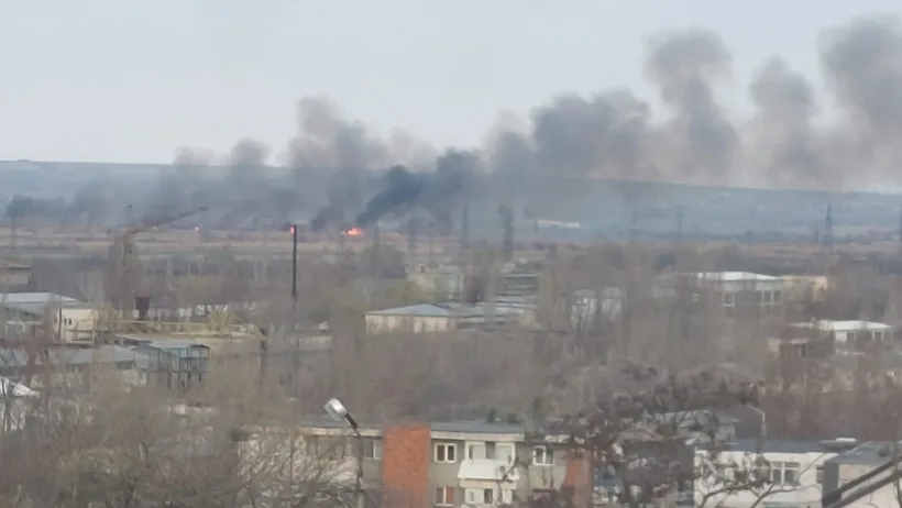 Incendiu violent în zona Lacului Brateș