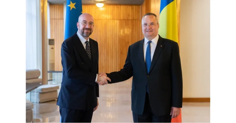 Premierul Ciucă, întrevedere cu președintele Consiliului European, Charles Michel