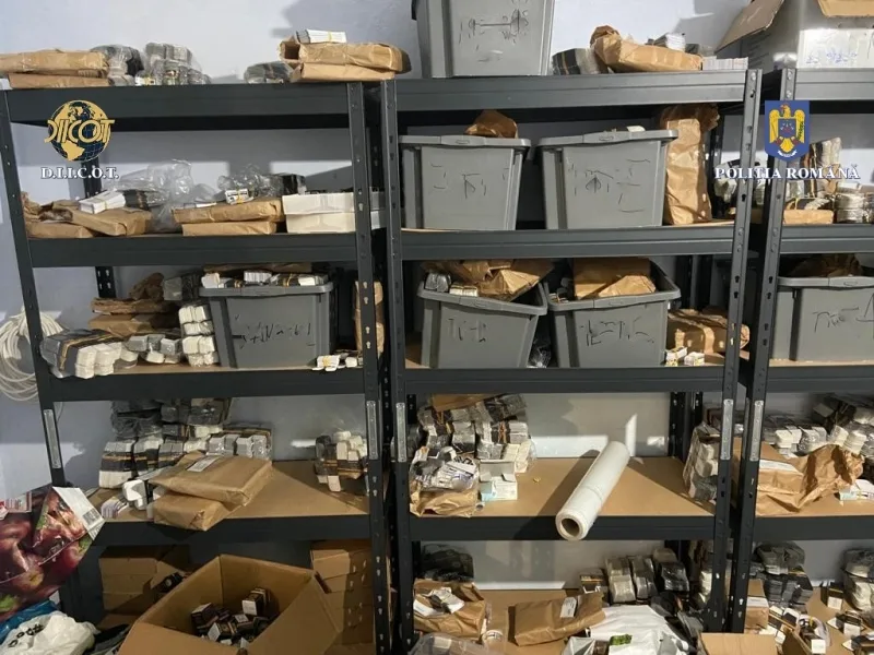 Poliția Română: primul laborator de produse anabolizante din România a fost descoperit