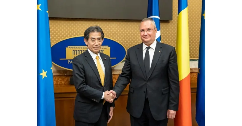 Premierul Ciucă, întrevedere cu președintele Asociației de prietenie România - Japonia, Ichiro Aisawa