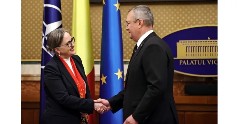 Premierul Ciuă, întrevedere cu ambasadorul Canadei în România