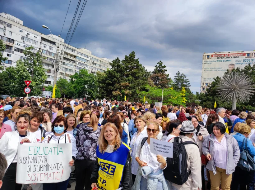 Mare protest al profesorilor în Capitală: sunt așteptate 20.000 de cadre didactice