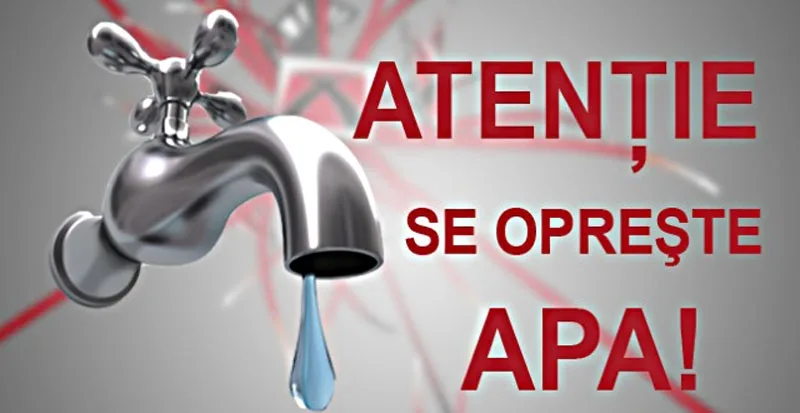 Mii de gălățeni rămân fără apă timp de 8 ore