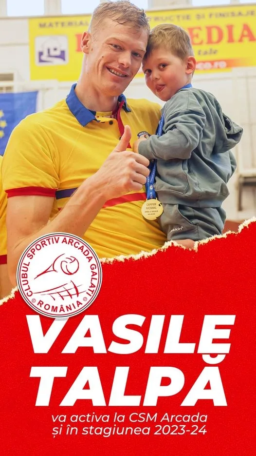 Uriașul Vasile Talpă a decis să rămână la campioana României