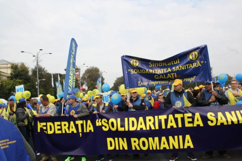 Sindicaliştii ”Solidaritatea Sanitară” pichetează unităţile sanitare