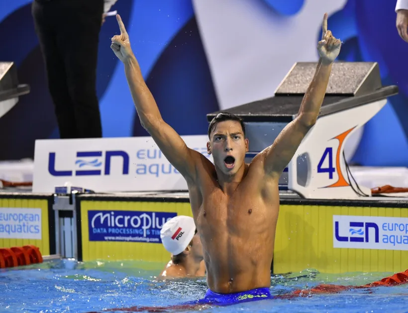 Înotătorul Vlad Stancu şi-a câştigat la Europene biletul pentru Olimpiada de la Paris