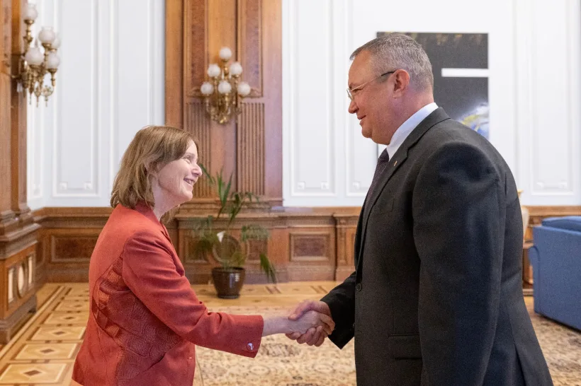 Ciucă l-a primit pe ambasadorul SUA la București