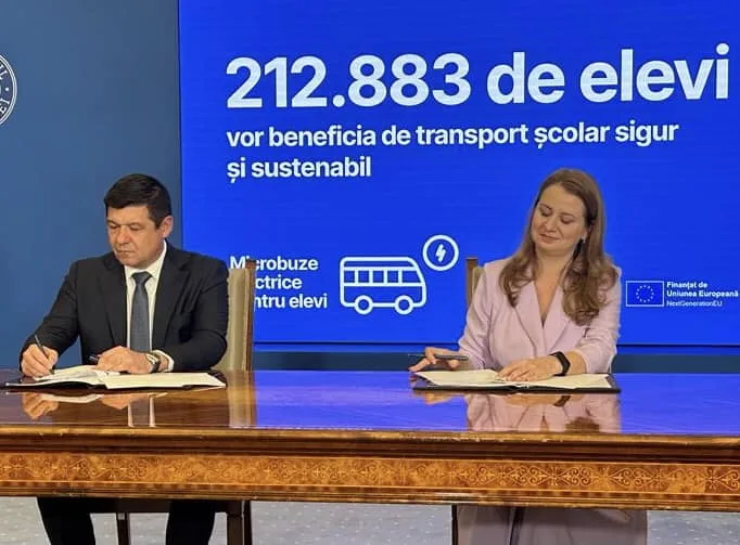 Școlile din județul Galați vor avea microbuze electrice. Anunțul președintelui CJ