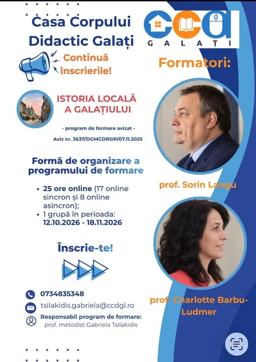Profesorii gălățeni vor promova multiculturalitatea în școli