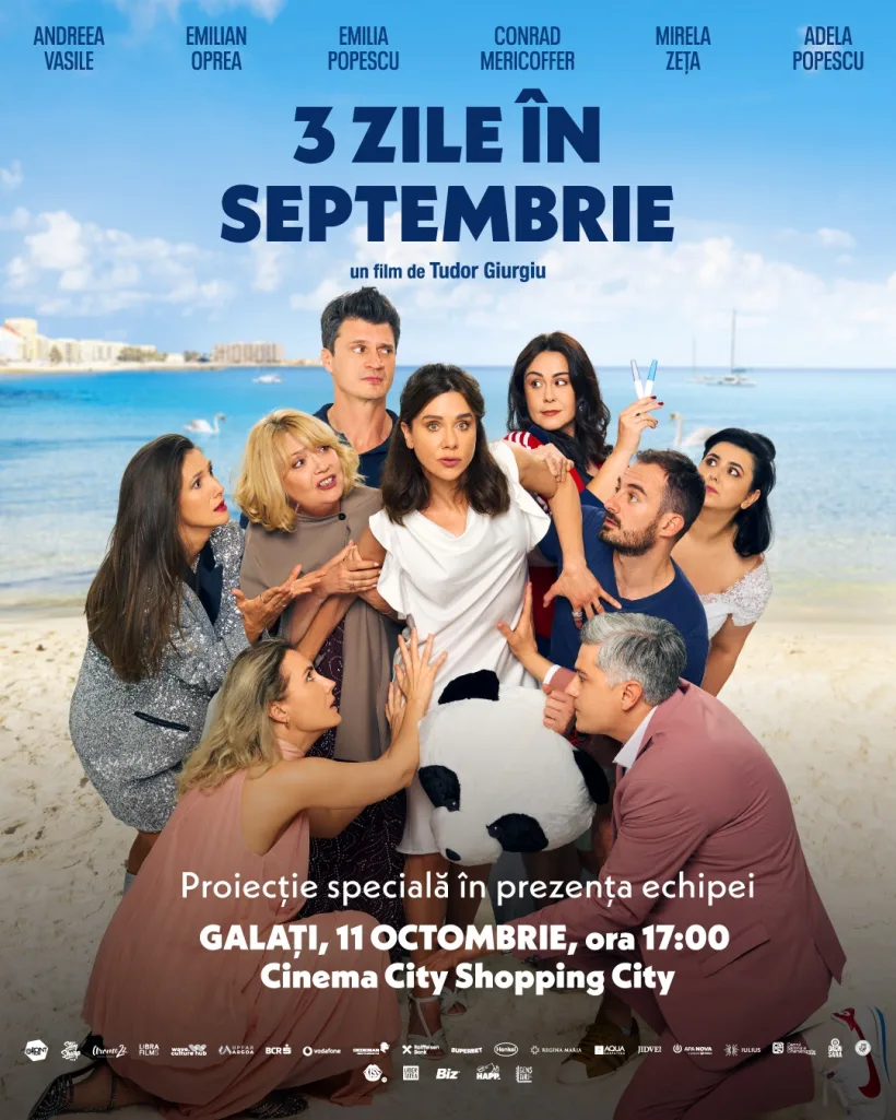 Caravana filmului „3 zile în septembrie”, la Cinema City Galați