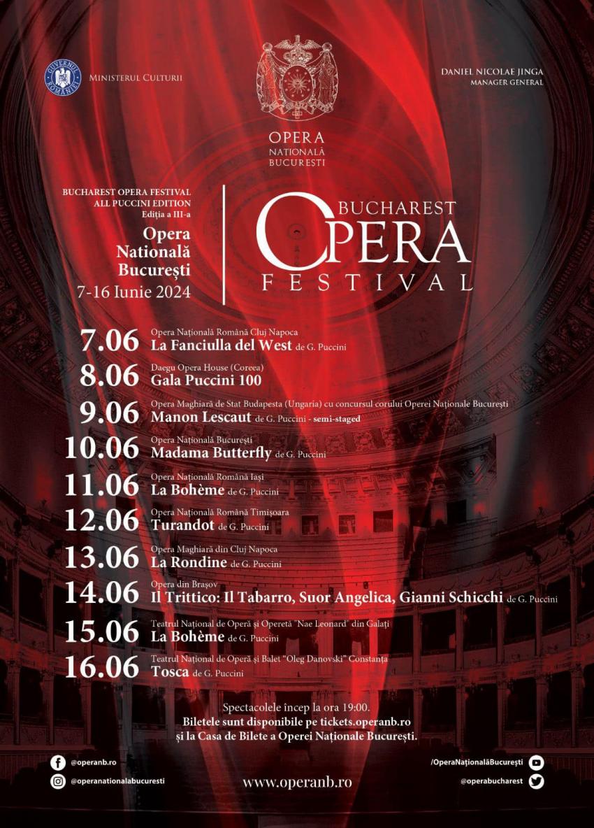 Teatrul „Nae Leonard”, invitat la Centenarul Puccini de la Opera Națională din București